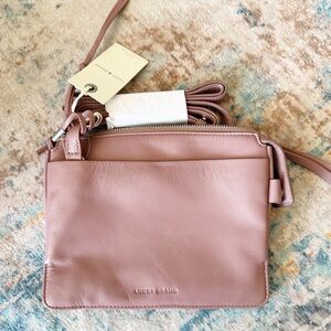 Lucky Brand Group Biro Leather Crossbody Bag